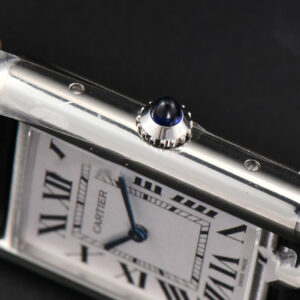 Tank Must Large 33.7×25.5mm K11F White Dial Smooth Black Strap Quartz - Image 19