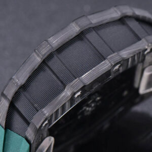 RM035-02 KVF Skeleton Dial Green on Green Rubber Strap MIYOTA8215 V3 - Image 6