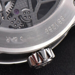 Excalibur SS JBF 45MM Black Crown Skeleton Dial Black Croc Leather Strap A2136 Tourbillon - Image 20