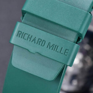 RM035-02 KVF Skeleton Dial Green on Green Rubber Strap MIYOTA8215 V3 - Image 8