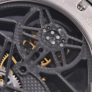 Excalibur SS JBF 45MM Black Crown Skeleton Dial Black Croc Leather Strap A2136 Tourbillon - Image 21