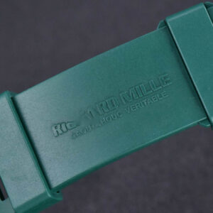 RM035-02 KVF Skeleton Dial Green on Green Rubber Strap MIYOTA8215 V3 - Image 11