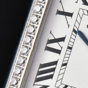 Tank Must Large 33.7×25.5mm Diamond K11F White Dial Red Croc Strap Quartz - Image 14