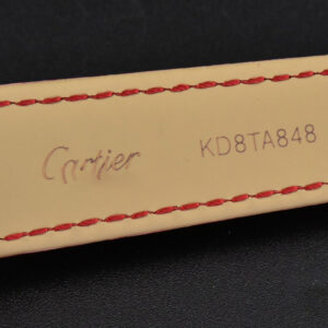 Tank Must Large 33.7×25.5mm Diamond K11F White Dial Red Croc Strap Quartz - Image 24