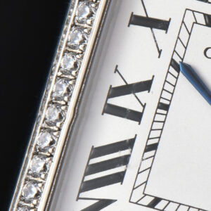 Tank Must Large 33.7×25.5mm Diamond K11F White Dial Brushed Calf Strap Quartz - Image 14