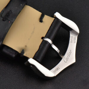 Tank Must Large 33.7×25.5mm Diamond K11F White Dial Brushed Calf Strap Quartz - Image 24