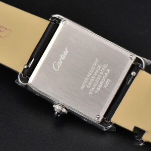 Tank Must Large 33.7×25.5mm Diamond K11F White Dial Brushed Calf Strap Quartz - Image 27