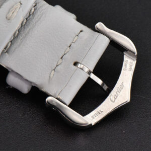 Tank Must Large 33.7×25.5mm K11F White Dial Gray Smooth Calf Strap Quartz - Image 23