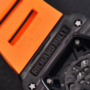 RM035-02 KVF Skeleton Dial Orange on Orange Rubber Strap MIYOTA8215 V3 - Image 15