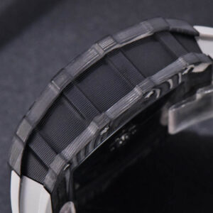 RM035-02 KVF Skeleton Dial Red on Gray Rubber Strap MIYOTA8215 V3 - Image 6