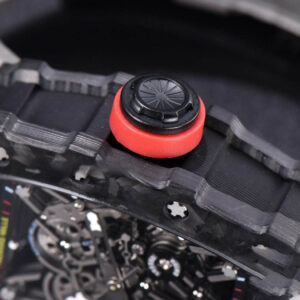 RM035-02 KVF Skeleton Dial Red on Gray Rubber Strap MIYOTA8215 V3 - Image 7
