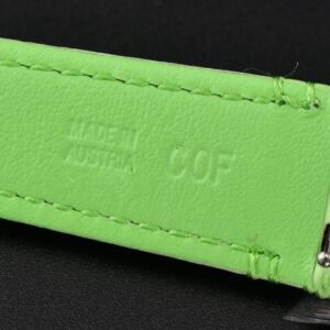 Tank Must Large 33.7×25.5mm K11F White Dial Green Smooth Calf Strap Quartz - Image 18