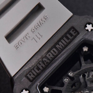 RM035-02 KVF Skeleton Dial Red on Gray Rubber Strap MIYOTA8215 V3 - Image 15