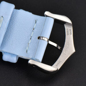 Tank Must Large 33.7×25.5mm K11F White Dial Blue Smooth Calf Strap Quartz - Image 19