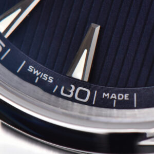 Aqua Terra 150M VSF 41MM Blue Textured Dial SS Bracelet A8500 - Image 4