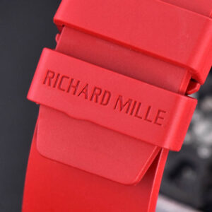 RM035-02 KVF Skeleton Dial Red on Red Rubber Strap MIYOTA8215 V3 - Image 6