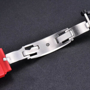 RM035-02 KVF Skeleton Dial Red on Red Rubber Strap MIYOTA8215 V3 - Image 8