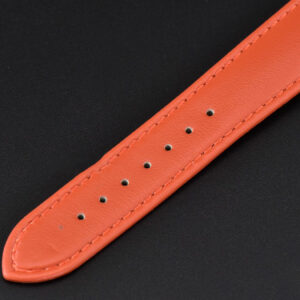 Tank Must Large 33.7×25.5mm K11F White Dial Orange Smooth Calf Strap Quartz - Image 23