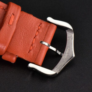 Tank Must Large 33.7×25.5mm K11F White Dial Orange Smooth Calf Strap Quartz - Image 24