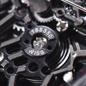 RM035-02 KVF Skeleton Dial Red on White Rubber Strap MIYOTA8215 V3 - Image 2