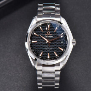 Aqua Terra 150M VSF 41MM Black Wave Dial YG Markers SS Bracelet A8500 - Image 17