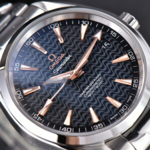 Aqua Terra 150M VSF 41MM Black Wave Dial YG Markers SS Bracelet A8500 - Image 24
