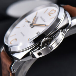 PAM1046 42mm Luminor Due VSF White Dial on Brown Asso Strap AXXXIV - Image 6