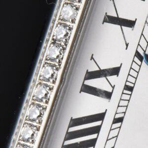 Tank Must Large 33.7×25.5mm Diamond K11F White Dial Red Smooth Calf Strap Quartz - Image 14
