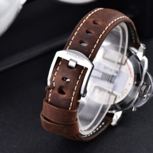 PAM1046 42mm Luminor Due VSF White Dial on Brown Asso Strap AXXXIV - Image 9