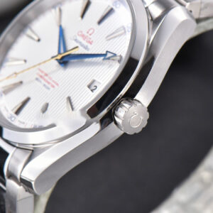 Aqua Terra 150M VSF 41MM White Dial Gold Hand SS Bracelet A8900 - Image 24