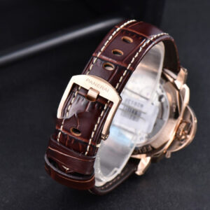 PAM1042 Luminor Due VSF 42MM RG White Dial Brown Leather Strap P900 - Image 9