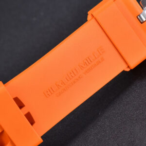 RM011 NTPT Chrono KVF Skeleton Dial on Orange Rubber Strap A7750 V2 - Image 12