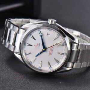 Aqua Terra 150M VSF 41MM White Dial Gold Hand SS Bracelet A8900 - Image 27