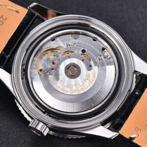 Navitimer TF 38MM SS Black Dial Gray Bezel Black Leather Strap A2824 - Image 18