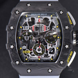RM011 NTPT Chrono KVF Skeleton Dial on Gray Rubber Strap A7750 V2
