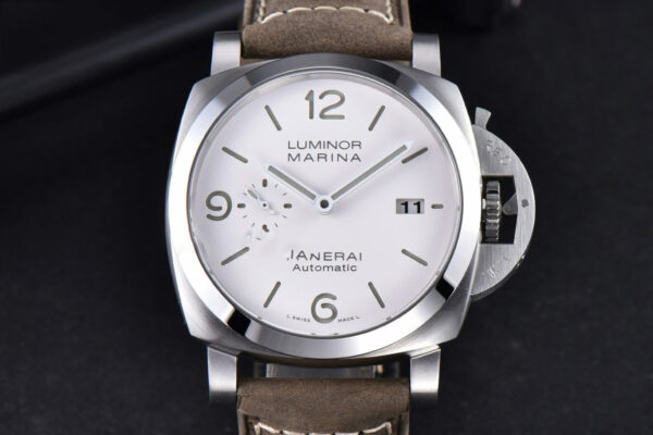 PAM1314 44mm VSF White Dial on Gray Asso Strap P.9010 Clone