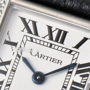 Tank Must Small 29.5×22mm Diamond K11F White Dial Litchi Grained Smooth Strap Quartz - Image 5
