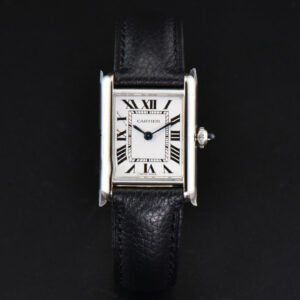 Tank Must Small 29.5×22mm K11F White Dial Litchi Grained Strap Quartz - Image 16
