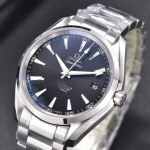 Aqua Terra 150M VSF 41MM Black Textured Dial SS Bracelet A8500 - Image 19