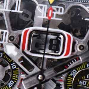 RM011 NTPT Chrono KVF Skeleton Dial on Blue Rubber Strap A7750 V2 - Image 3