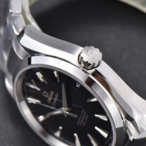 Aqua Terra 150M VSF 41MM Black Textured Dial SS Bracelet A8500 - Image 26