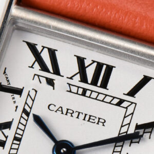 Tank Must Small 29.5×22mm K11F White Dial Orange Smooth Strap Quartz - Image 11