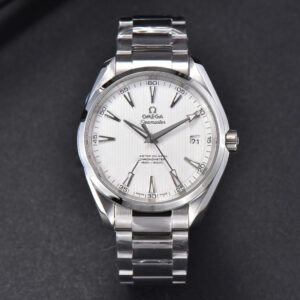 Aqua Terra 150M VSF 41MM White Textured Dial SS Bracelet A8500 - Image 18