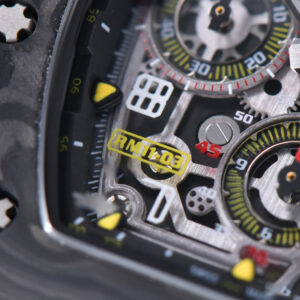 RM011 NTPT Chrono KVF Skeleton Dial on Blue Rubber Strap A7750 V2 - Image 7