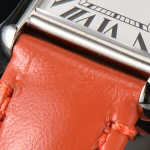 Tank Must Small 29.5×22mm K11F White Dial Orange Smooth Strap Quartz - Image 14