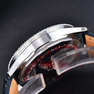 Navitimer TF 38MM SS Blue Dial White Bezel Blue Leather Strap A2824 - Image 9