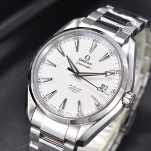 Aqua Terra 150M VSF 41MM White Textured Dial SS Bracelet A8500 - Image 21