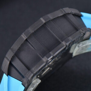 RM011 NTPT Chrono KVF Skeleton Dial on Blue Rubber Strap A7750 V2 - Image 12