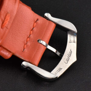Tank Must Small 29.5×22mm K11F White Dial Orange Smooth Strap Quartz - Image 22