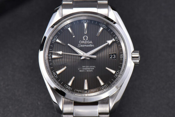Aqua Terra 150M VSF 41MM Gray Textured Dial SS Bracelet A8500